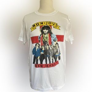 Vintage Bon Jovi✨New Jersey Syndicate 1988 tour shirt